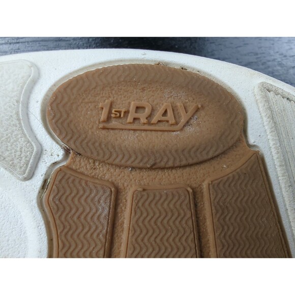 Vionic Shoes 8 Leyo Sneakers Cream Reflective Walking Casual Lightweight - Picture 7 of 12